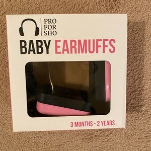 Baby Earmuffs Pink Noise Minimizing Headphones